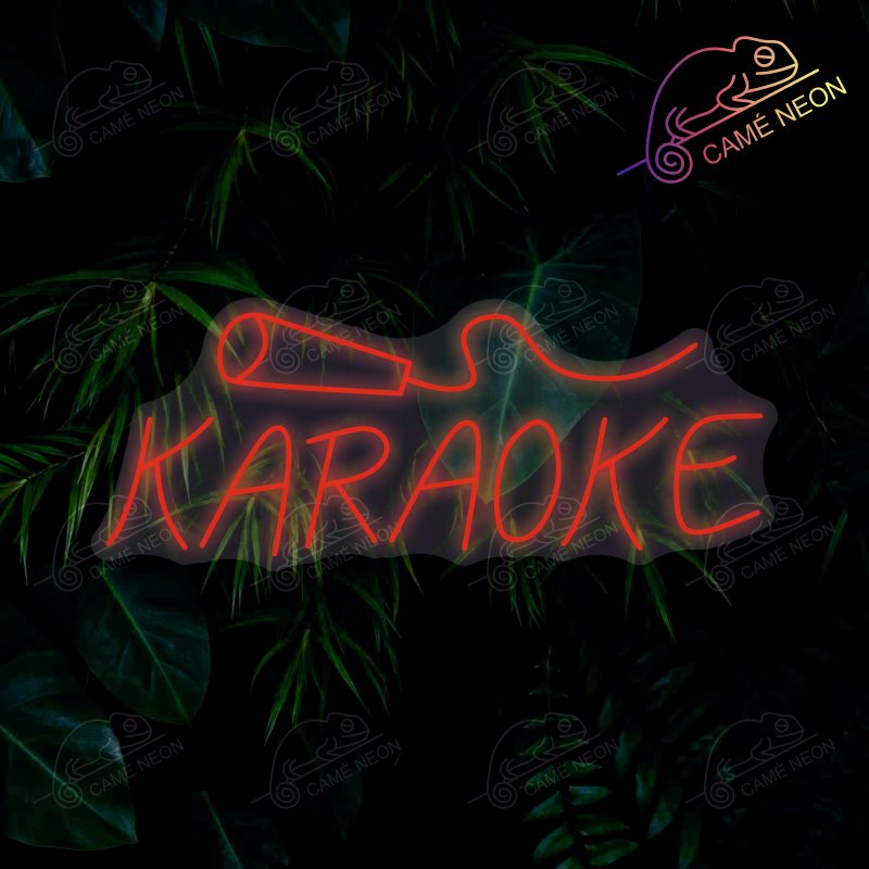 Néon LED Karaoké lumineux, idéal pour une ambiance festive et conviviale dans un bar ou une salle de fête