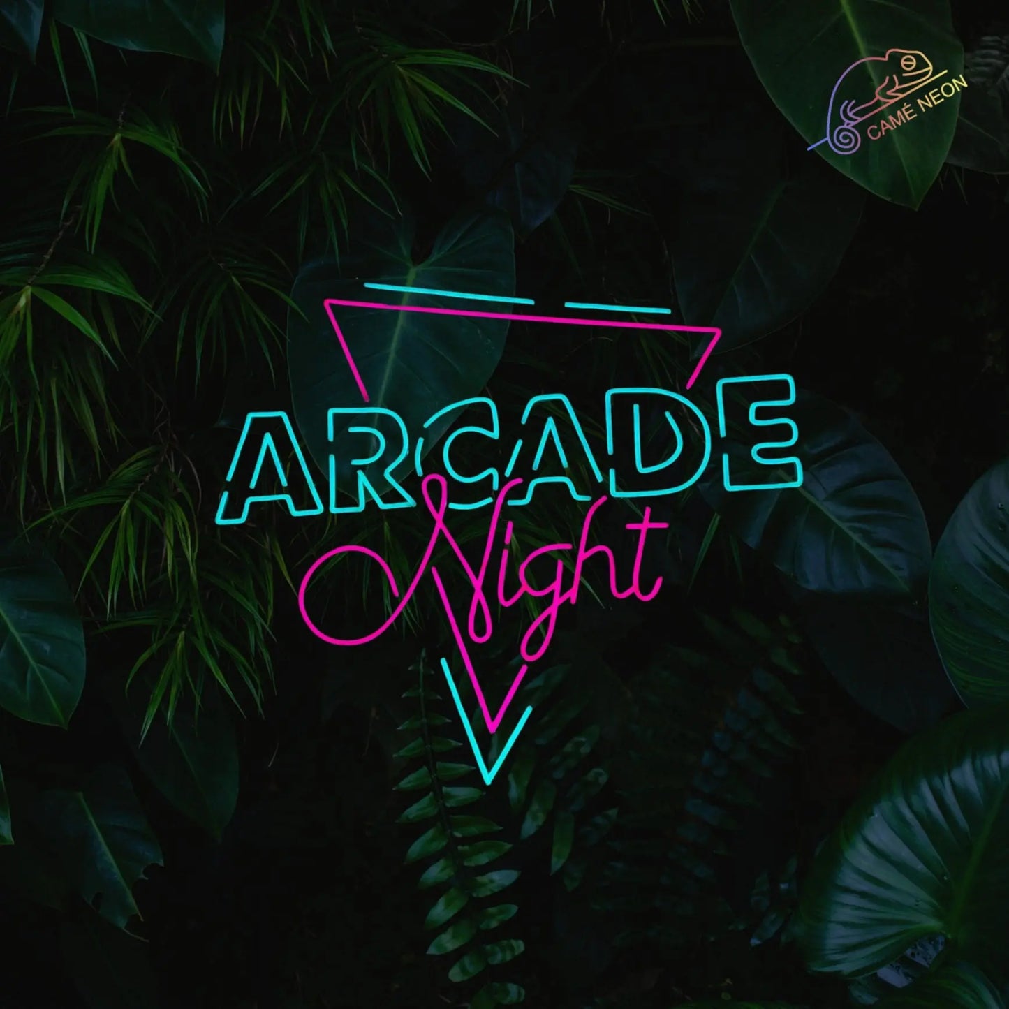 neon led arcade gaming