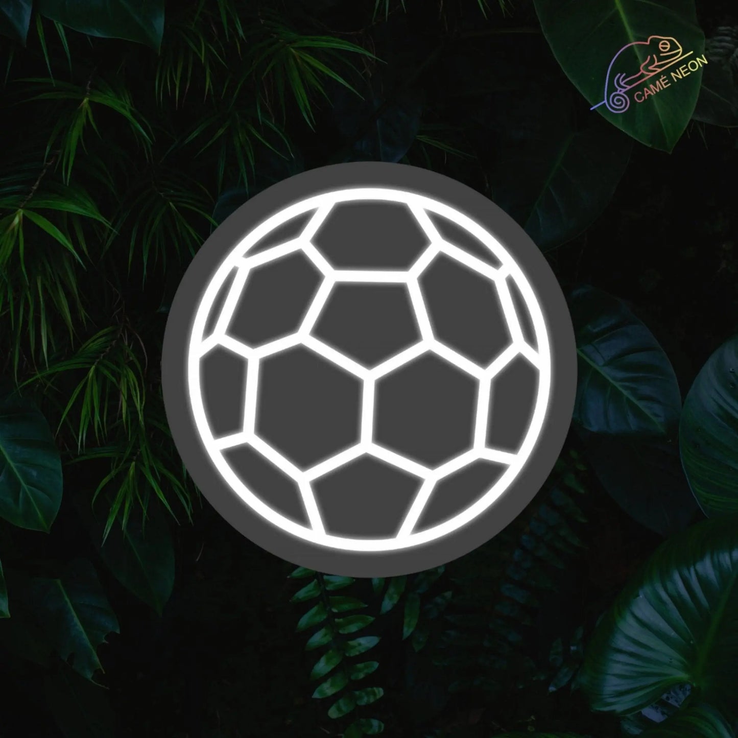 Néon ballon de foot Product vendor blanc