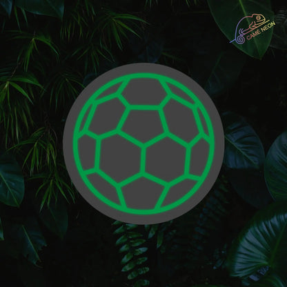 Néon ballon de foot Product vendor vert
