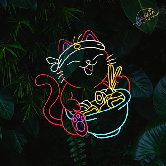 Néon chat Kawaii Product vendor