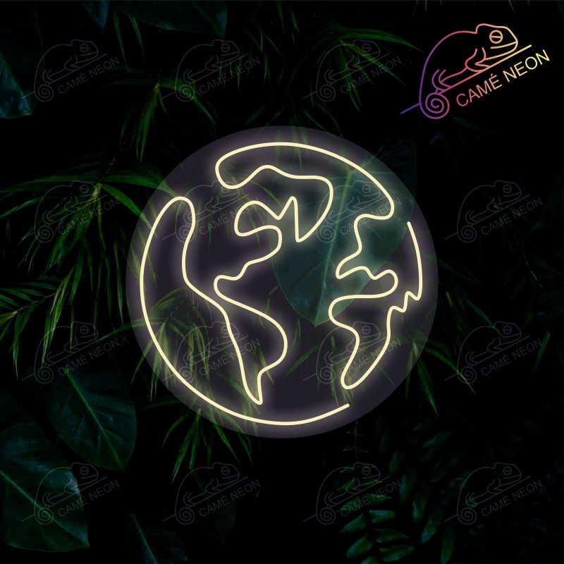 magnifique néon led planete au meilleur prix