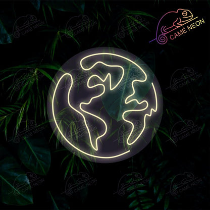 magnifique néon led planete au meilleur prix