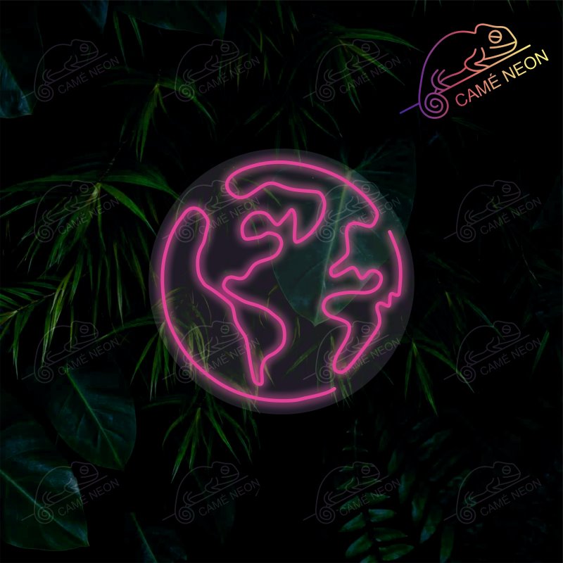 magnifique néon led planete au meilleur prix