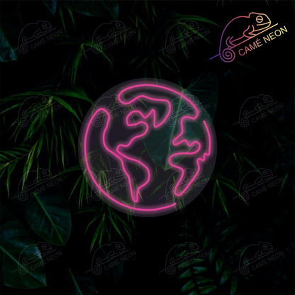 magnifique néon led planete au meilleur prix