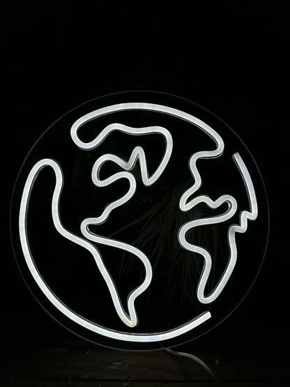 magnifique néon led planete au meilleur prix photo